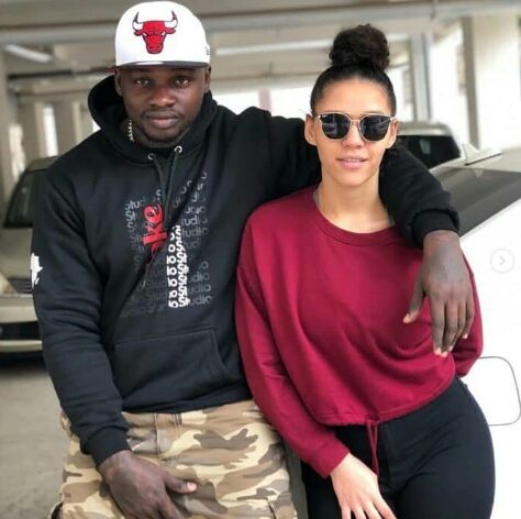 Khaligraph Jones with his wife wife