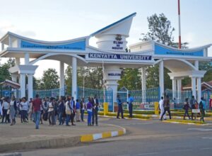 A picture of Kenyatta University gate