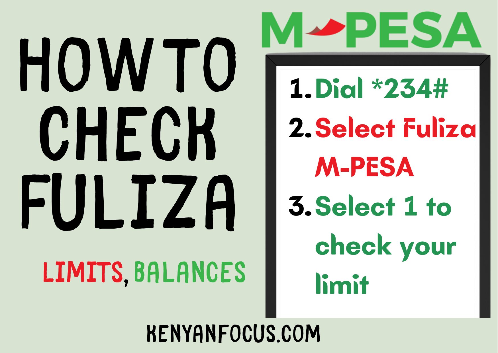 An image illustration of How to check Fuliza