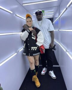 Khaligraph Jones with his wife, Georgina