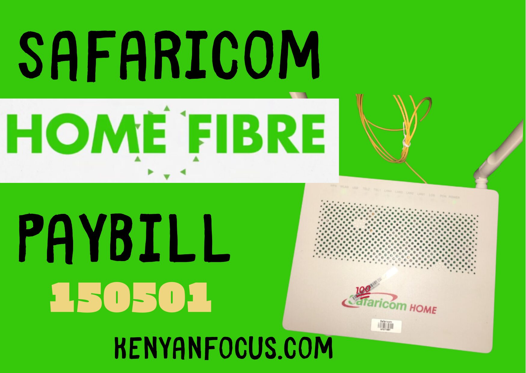 An image illustrating Safaricom Home Fibre